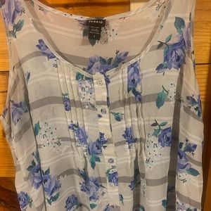 Torrid Floral Tank Top